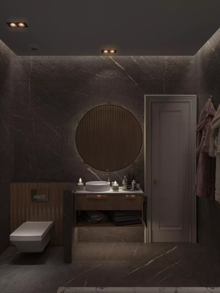 Joradan Apartment Master  Bathroom D comp